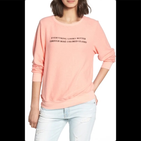 Wildfox RARE Baggy Beach Jumper Medium - Picture 8 of 12